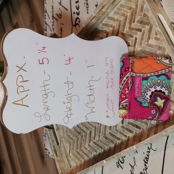 Vera Bradley Hot Pink Fushia Crossbody Set with Wallet - Picture 13 of 14